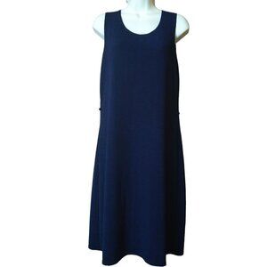 K Studio Women's Size 10 Blue Sleeveless Dress Vintage Stretch Classic
